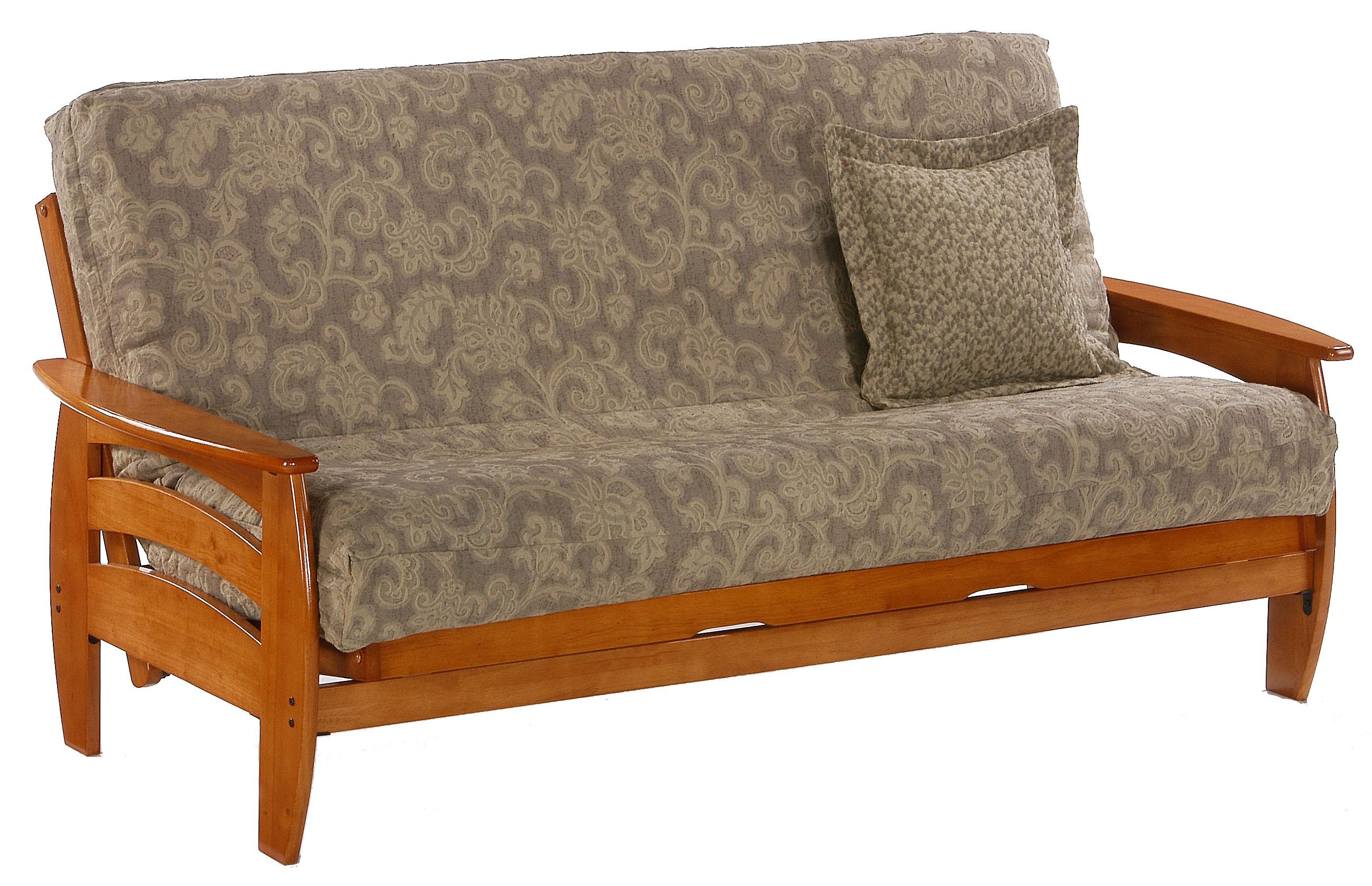 Night & Day Furniture Corona Honey Oak Full Size Futon Godby Home